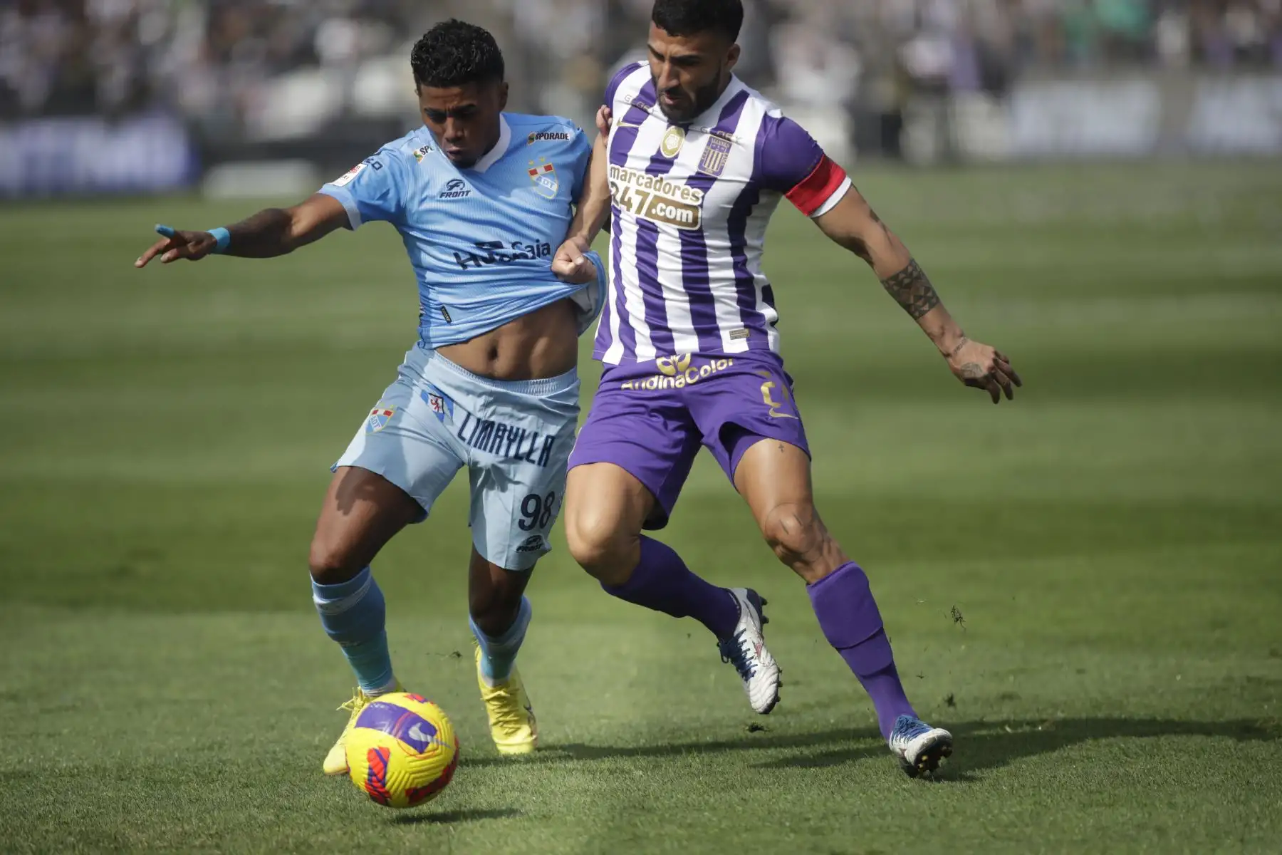 Alianza Lima vence por 2 goles a 0 al ADT de Tarma. Foto: ANDINA/Juan Carlos Guzmán