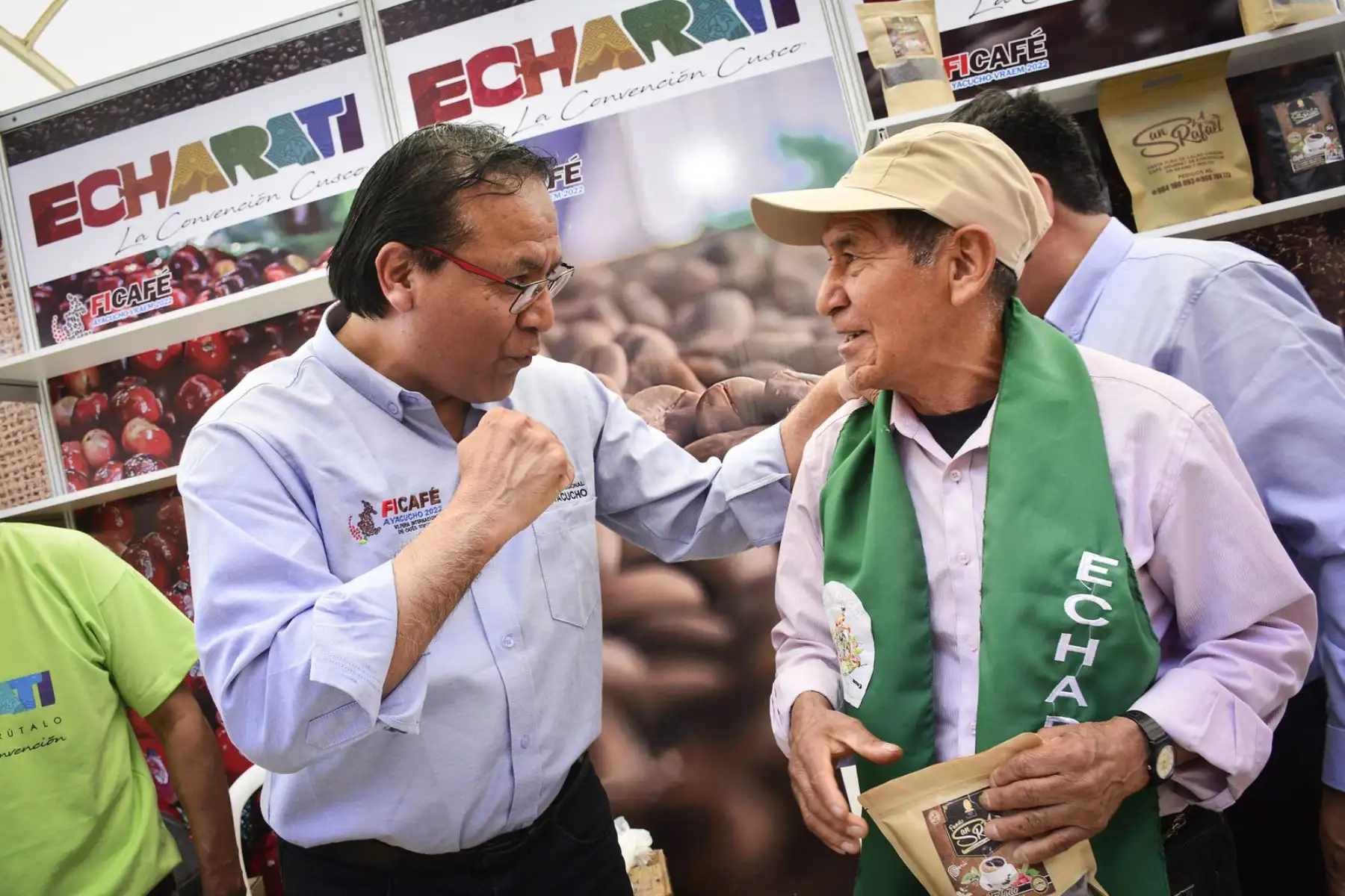 El ministro de Comercio Exterior y Turismo, Roberto Sánchez, clausuró la VI Feria Internacional de Cafés Especiales-FICAFÉ 2022, que se desarrolló en la región Ayacucho. Foto: ANDINA/Mincetur