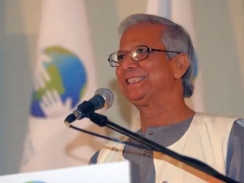 Premio Nobel de la Paz 2006, Muhammad Yunus. Foto: ANDINA/archivo.