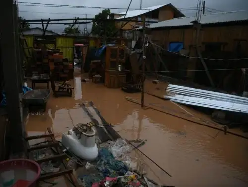 La mañana del 1 de noviembre se reportaron temporales en los distritos de Callería, Manantay, Yarinacocha, Campoverde, Iparía y Masisea, en la región Ucayali. Foto: Cortesía Martha Zacarías