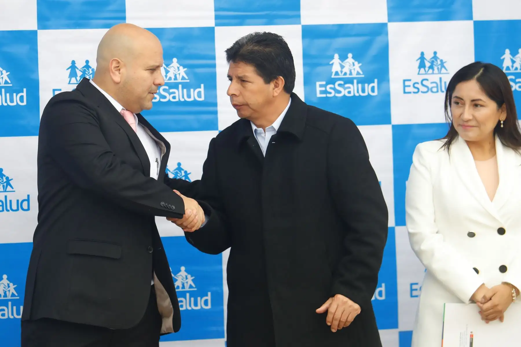 Presidente Pedro Castillo lidera ceremonia por el 64° aniversario del Hospital Nacional Edgardo Rebagliati Martins. Foto: ANDINA/ Prensa Presidencia