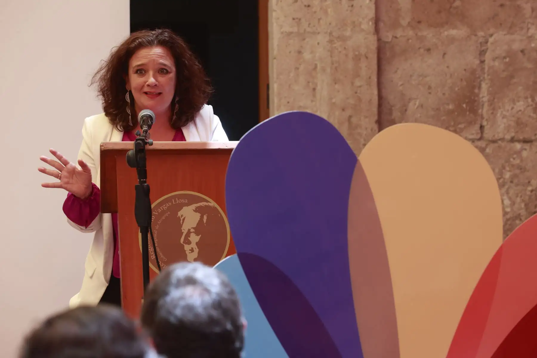 Cristina Fuentes La Roche directora general del Hay Festival Arequipa, celebra su octava edición. Del 3 al 6 de noviembre. Foto: ANDINA/ Melina Mejía Cristina Fuentes La Roche directora general del Hay Festival Arequipa, celebra su octava edición. Del 3 al 6 de noviembre. Foto: ANDINA/ Melina Mejía