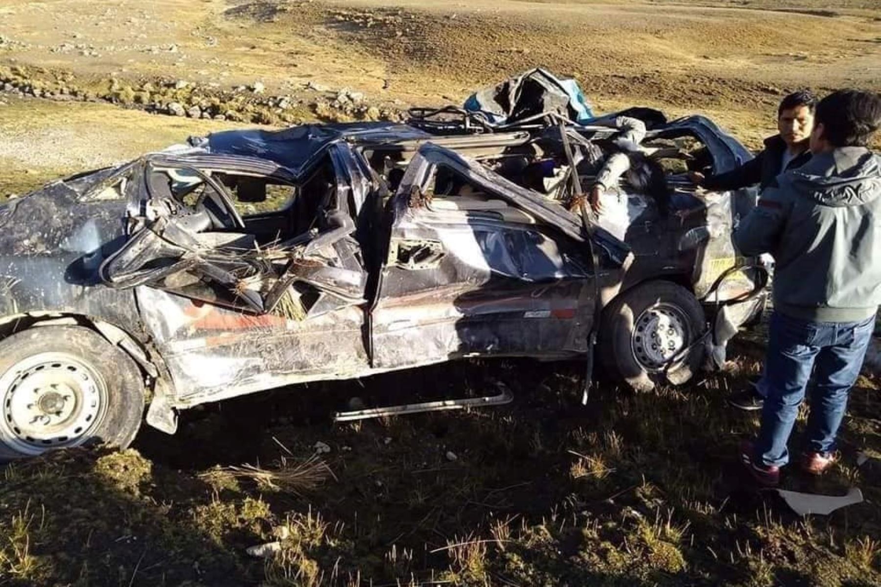 El accidente de tránsito ocurrió en el kilómetro 30 de la carretera Concepción-Comas, en la región Junín.