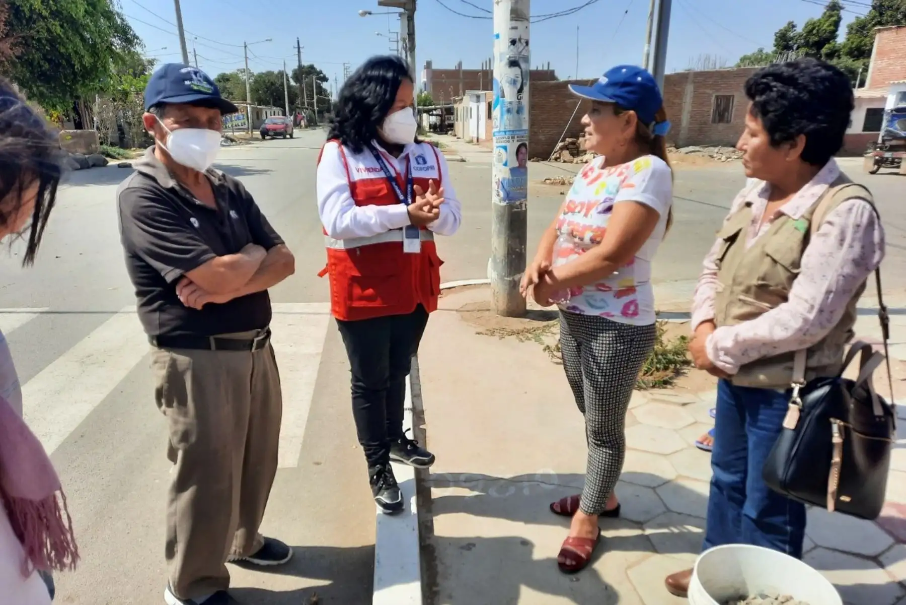 Personal de Cofopri inició el proceso de formalización en Cayaltí. Foto: ANDINA/Difusión