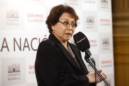 Congresista Gladys Echaíz, autora del proyecto para desaparecer a la JNJ. ANDINA/Vidal Tarqui