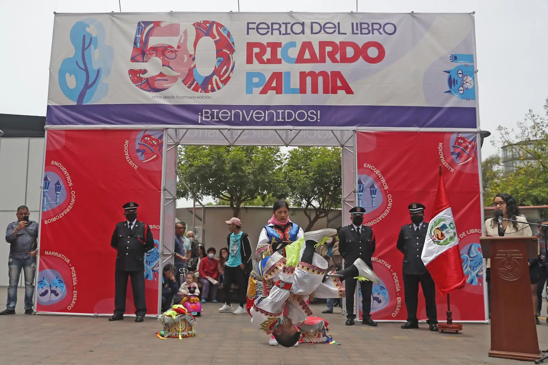 Inauguran Feria del Libro Ricardo Palma en el Parque Kennedy de Miraflores. Foto: ANDINA/Renato Pajuelo