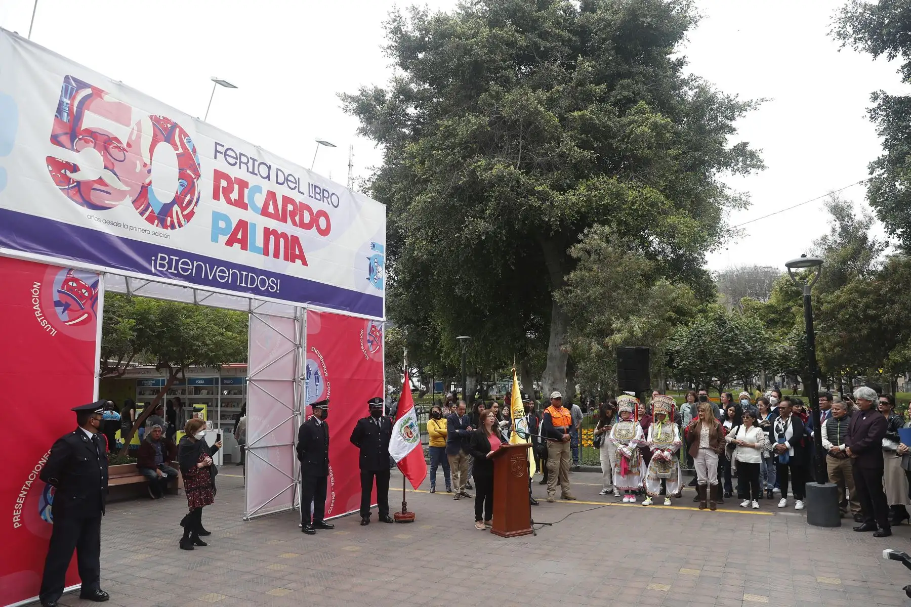 Inauguran Feria del Libro Ricardo Palma en el Parque Kennedy de Miraflores. Foto: ANDINA/Renato Pajuelo