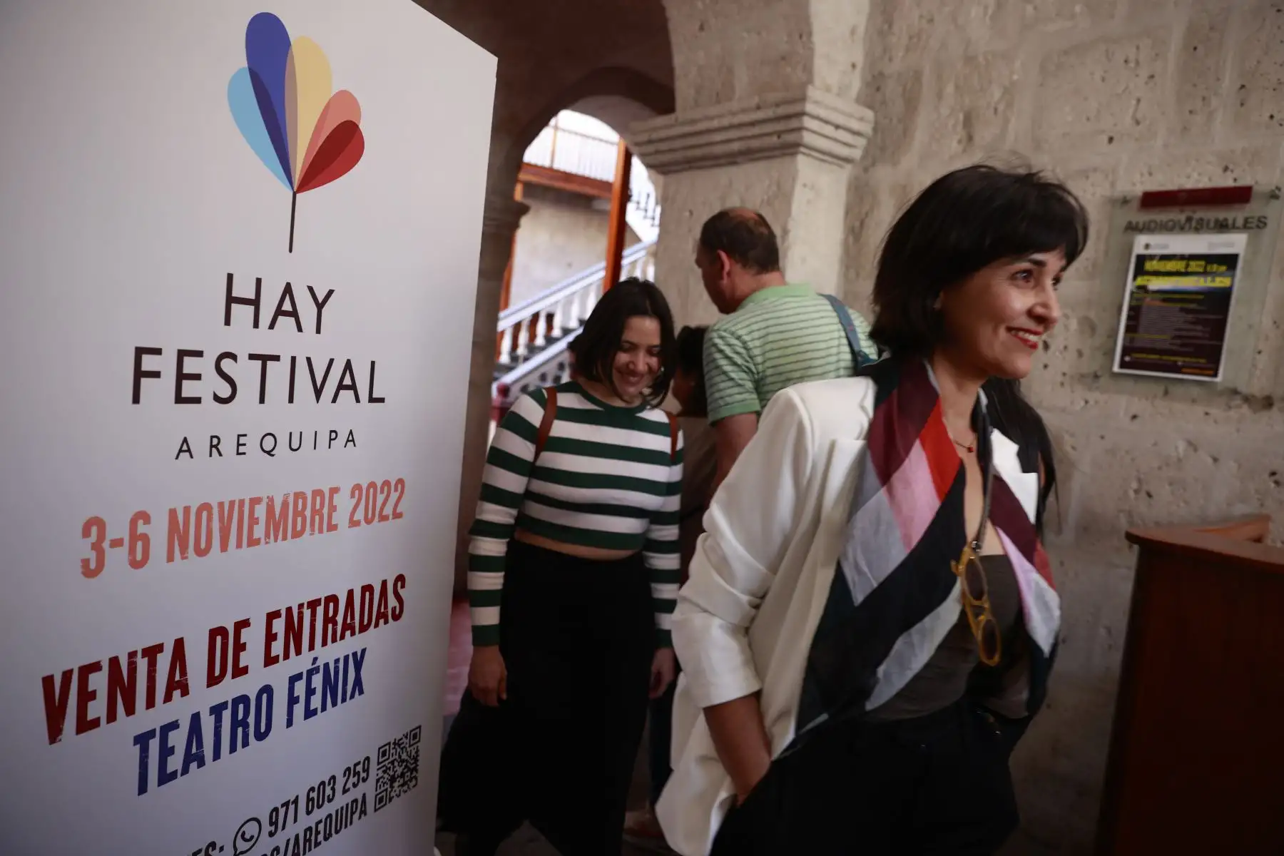 Continuan los eventos en el Hay Festival Arequipa. Foto: ANDINA/Melina Mejía