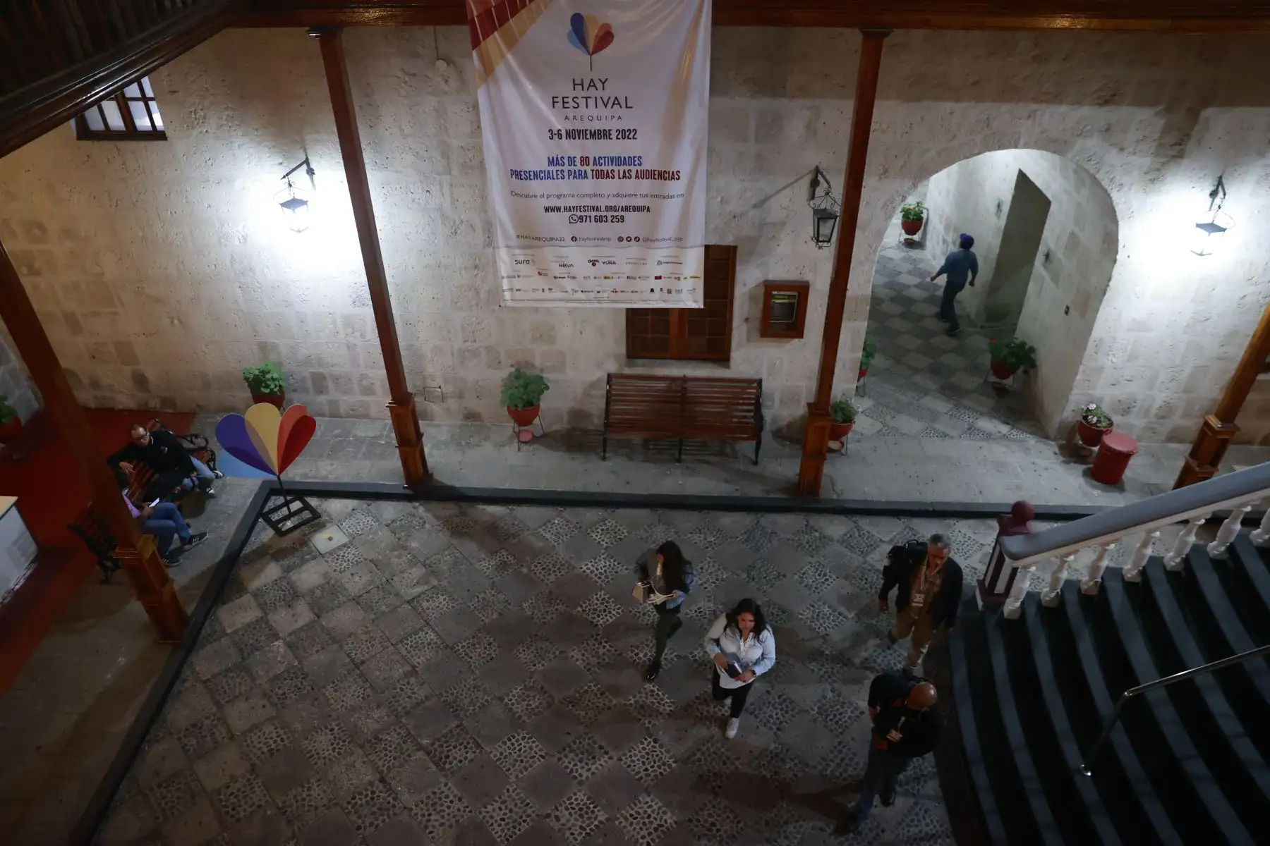 Hay Festival Arequipa tiene gran acogida por la población arequipeña y por turistas. Foto: ANDINA/Melina Mejía