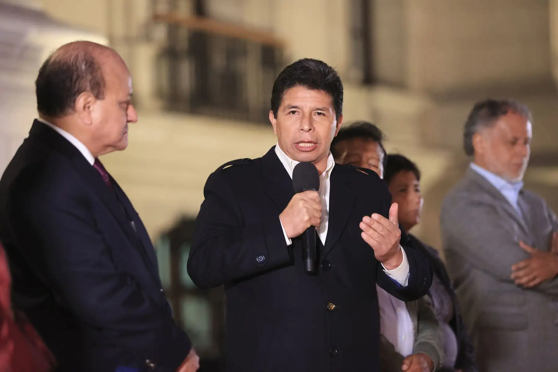 Presidente de la República, Pedro Castillo, sostuvo encuentro con obreros de la Confederación General de Trabajadores del Perú (CGTP)

Foto: ANDINA/Prensa Presidencia