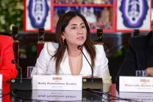 Kelly Portalatino, ministra de Salud. Foto: ANDINA/difusión.