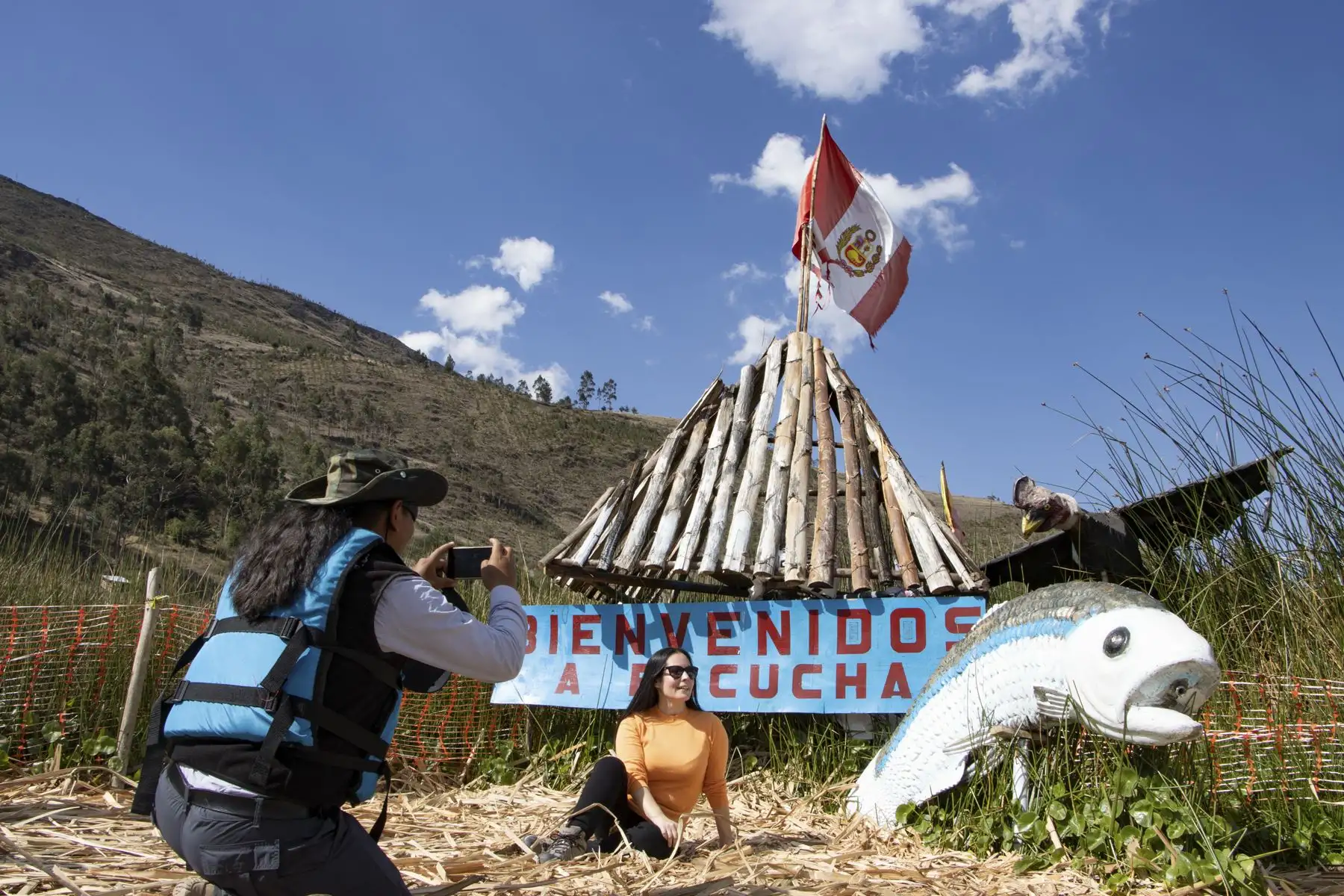 En el valle de la Laguna de Pacucha  podrá realizar actividades como un paseo en bote o una ruta a caballo. Foto: ANDINA/Braian Reyna