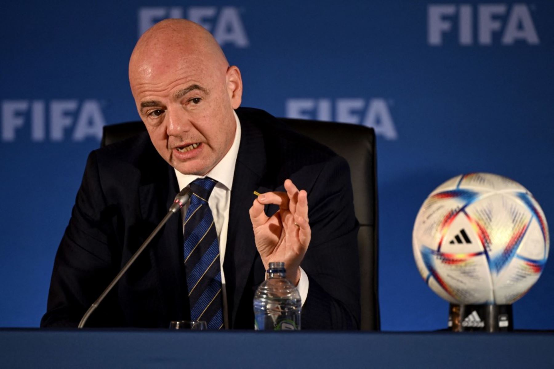 El presidente del la FIFA, Gianni Infantino, resalta las bondades del Mundial Catar 2022