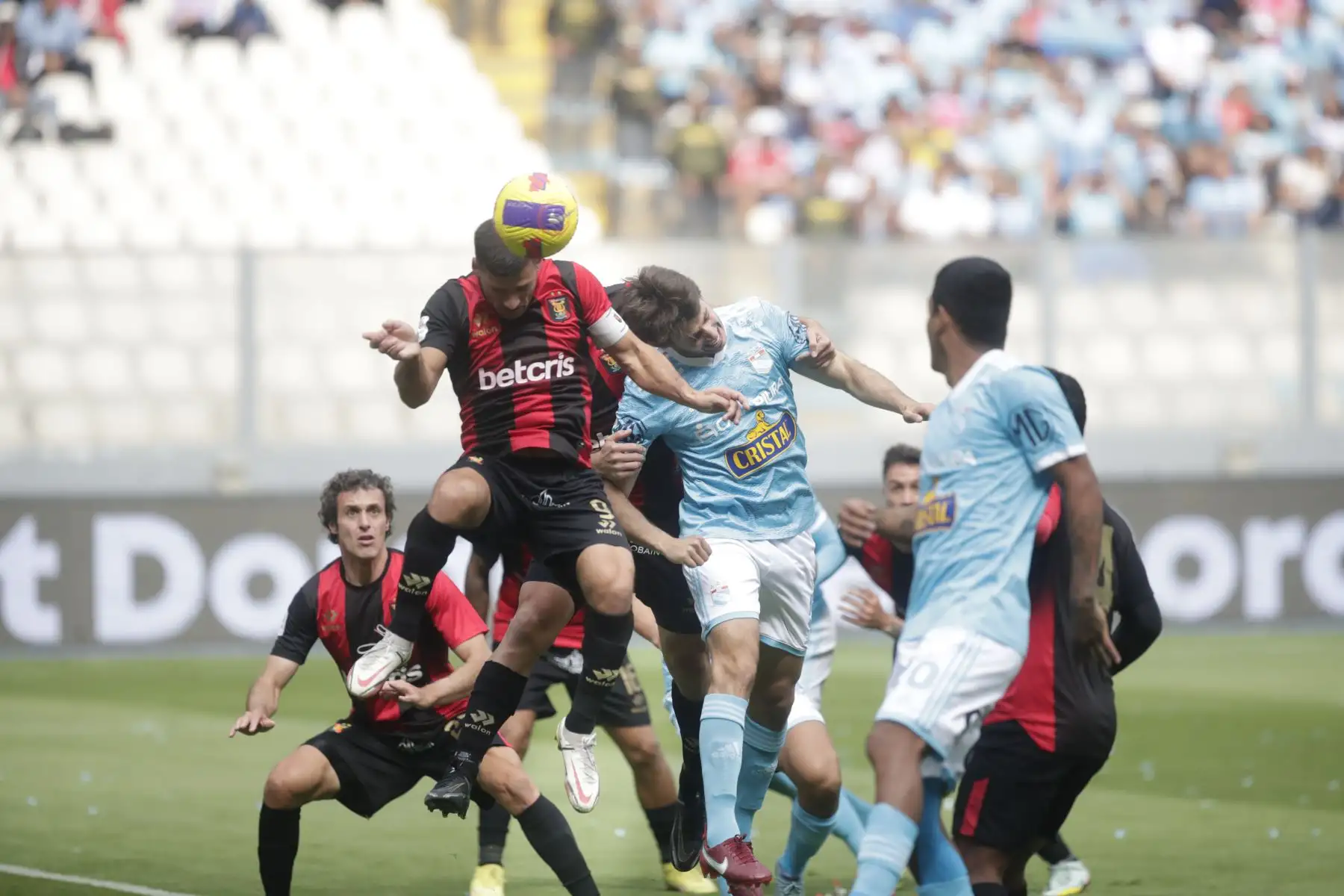 Sporting Cristal iguala sin goles con Melgar, por la segunda semifinal de la Liga 1 2022, en el estadio Nacional. Foto: ANDINA/Juan Carlos Guzmán