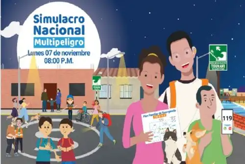 La mayoría de departamentos costeros practican la respuesta ante sismo seguido de tsunami, mientras que los departamentos de sierra y selva practicarán la respuesta ante diversos peligros.