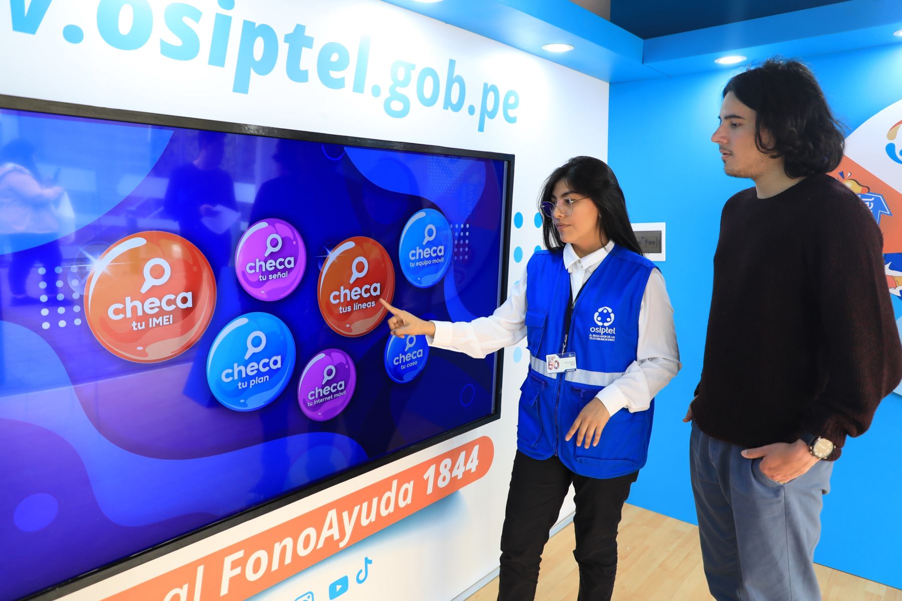 Osiptel lleva sus principales herramientas digitales a la Feria del Libro Ricardo Palma.