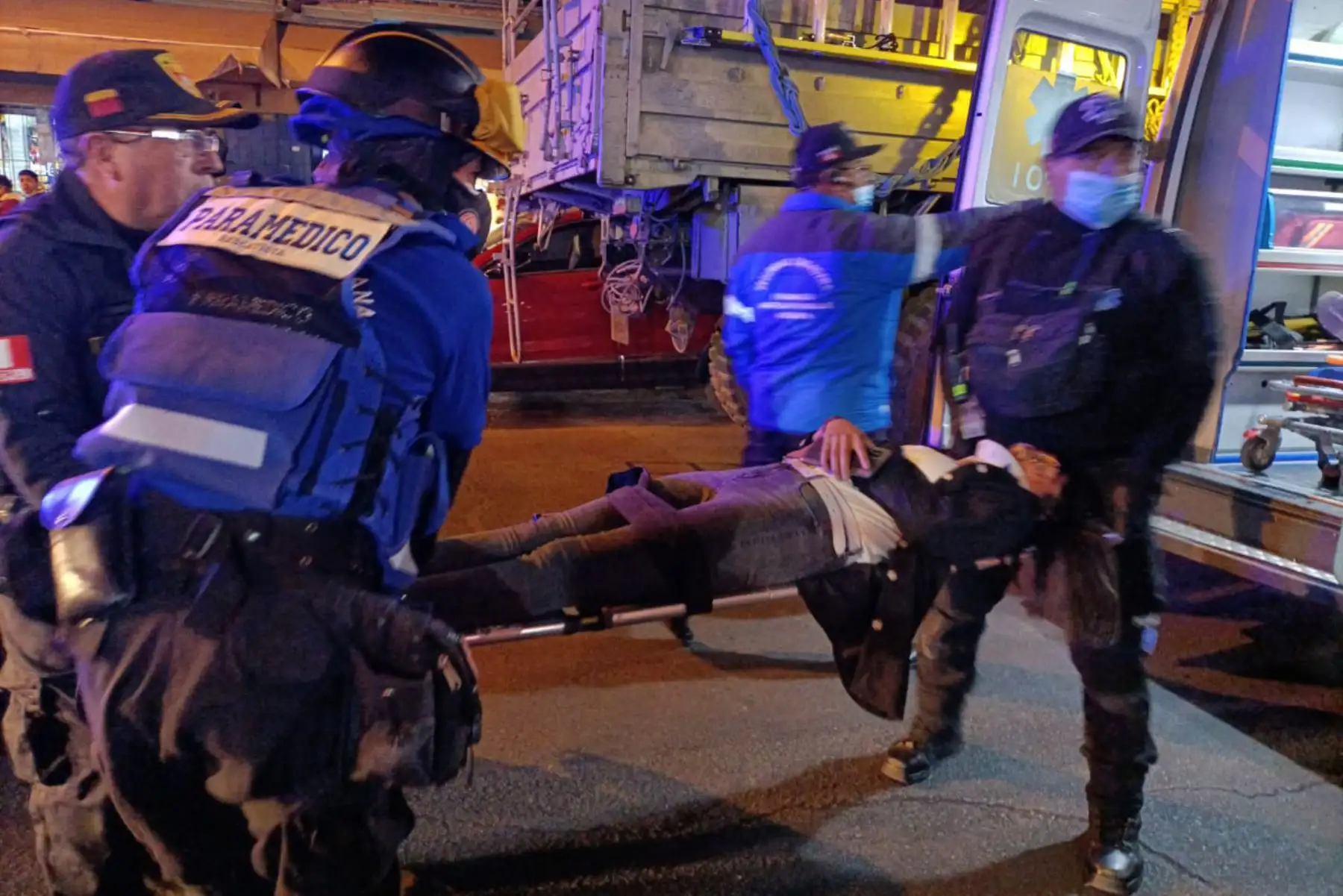 Esta noche se llevó a cabo el tercer y último Simulacro Nacional Multipeligro del año. Foto: ANDINA/Difusión