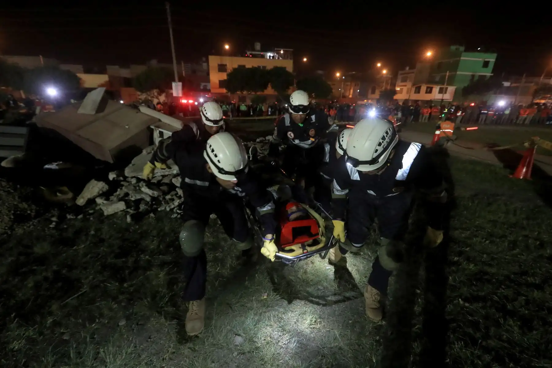 Ministerio de Defensa participa en el simulacro Nacional Multipeligro. Foto: ANDINA/Difusión
