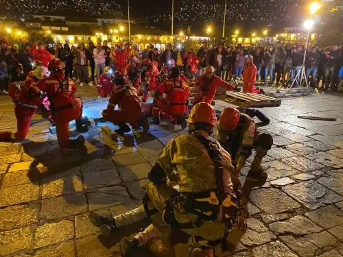Con diversas actividades, Cusco se prepara para participar del Simulacro Multipeligro el miércoles 31 de mayo. ANDINA/Percy Hurtado Santillán