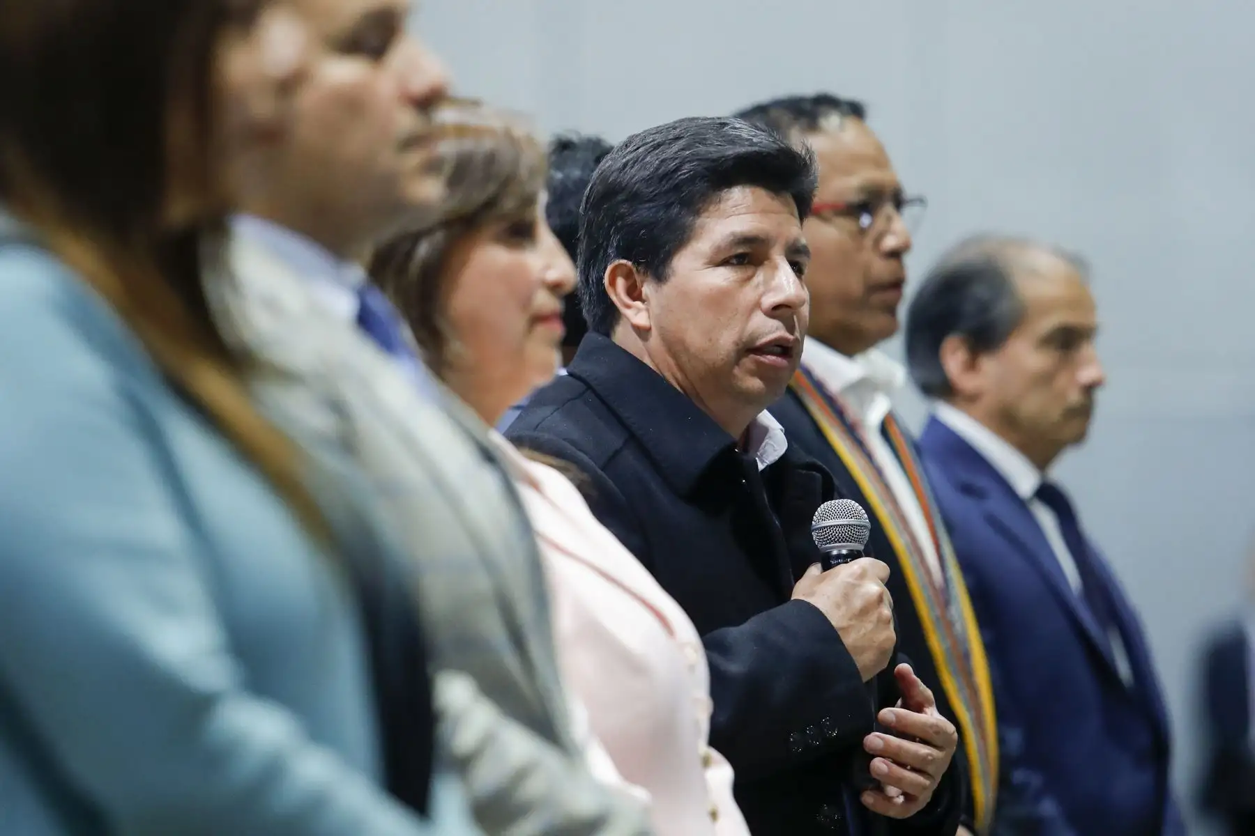 El jefe de Estado, Pedro Castillo Terrones, participa en la XV Conferencia Anual de Municipalidades Urbanas y Rurales – CAMUR 2022. Foto: ANDINA/Prensa Presidencia