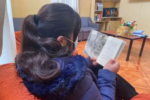 Actividades de promoción de la lectura entre adolescentes. Foto: Ministerio de Cultura/Difusión.