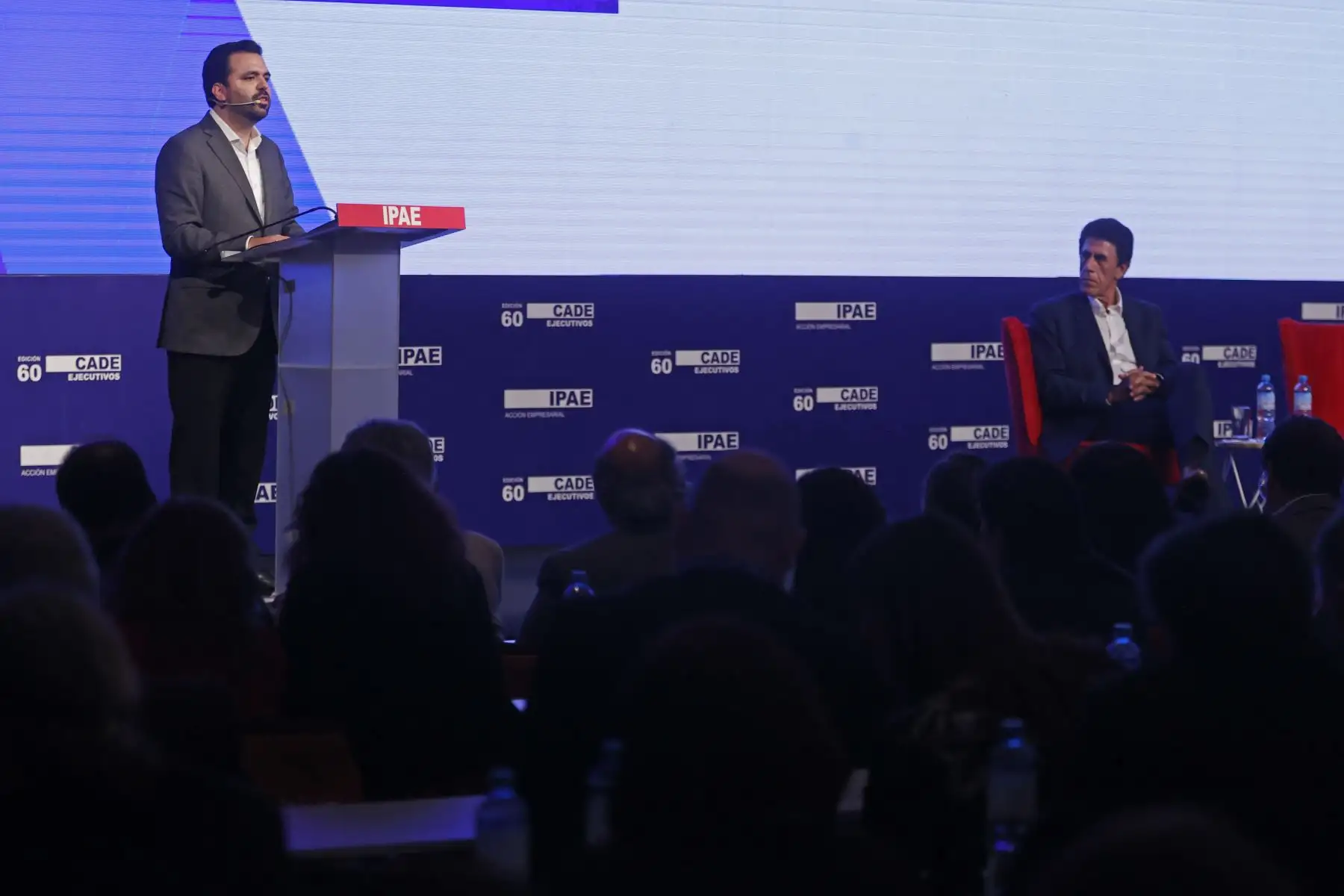 Felipe Valencia, presidente de IPAE, participa en el CADE Ejecutivos 2022. Foto: ANDINA/Vidal Tarqui