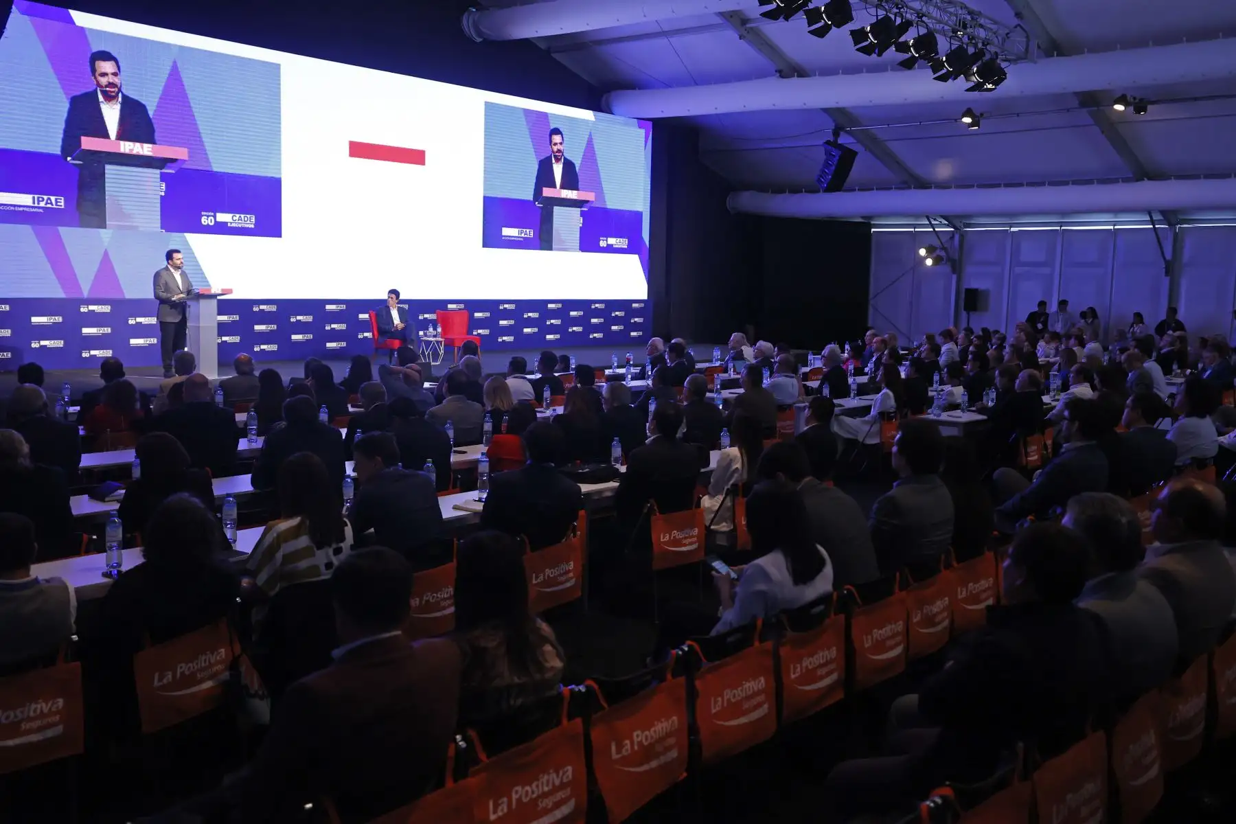 Felipe Valencia, presidente de IPAE, participa en el CADE Ejecutivos 2022. Foto: ANDINA/Vidal Tarqui