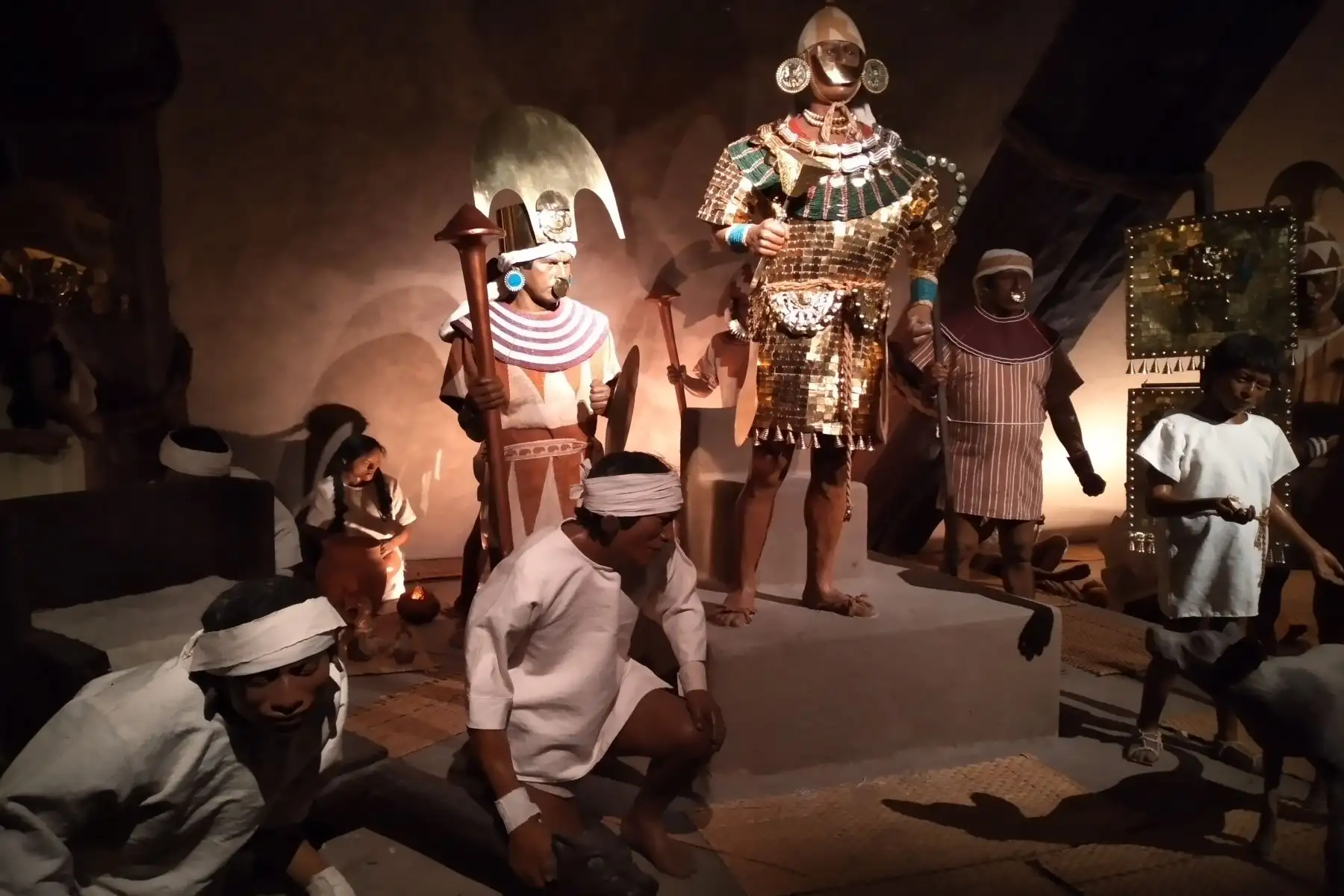 Ambiente de la Casa Real del Museo Tumbas Reales de Sipán en Lambayeque. Foto: ANDINA/Difusión