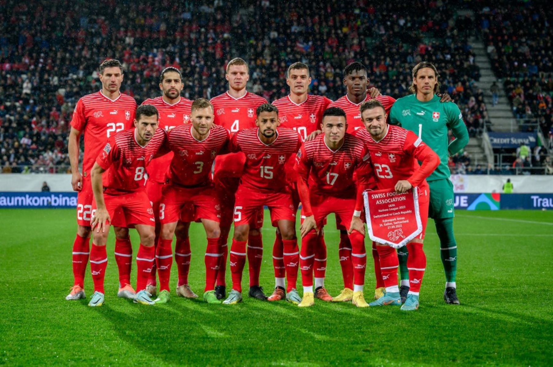 Suiza da a conocer su lista de 26 jugadores para afrontar el Mundial