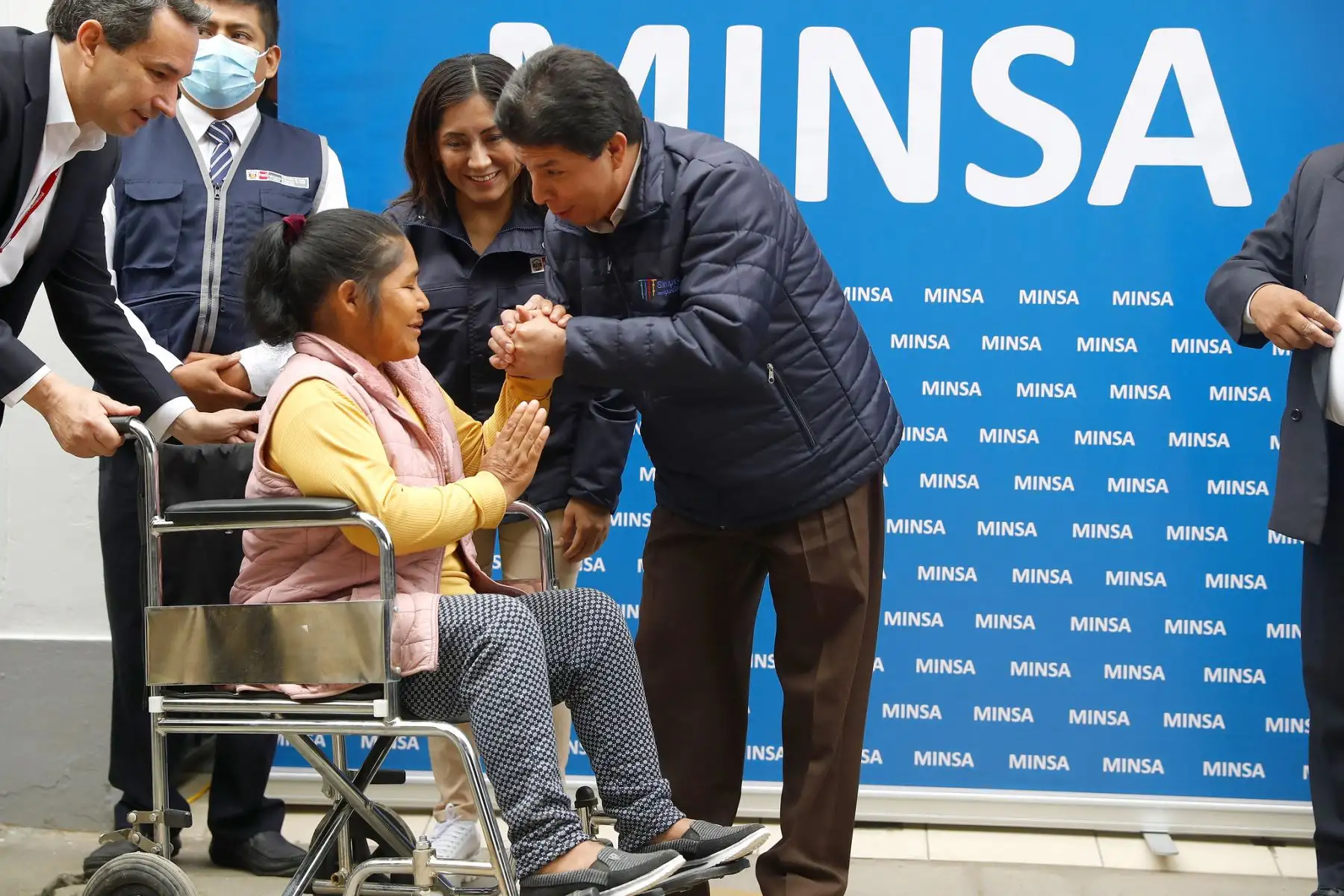 El presidente de la República, Pedro Castillo, participa  en la inauguración de la ampliación del centro materno infantil "Tambo Viejo", en el distrito de Cieneguilla. Foto: ANDINA/ Prensa Presidencia