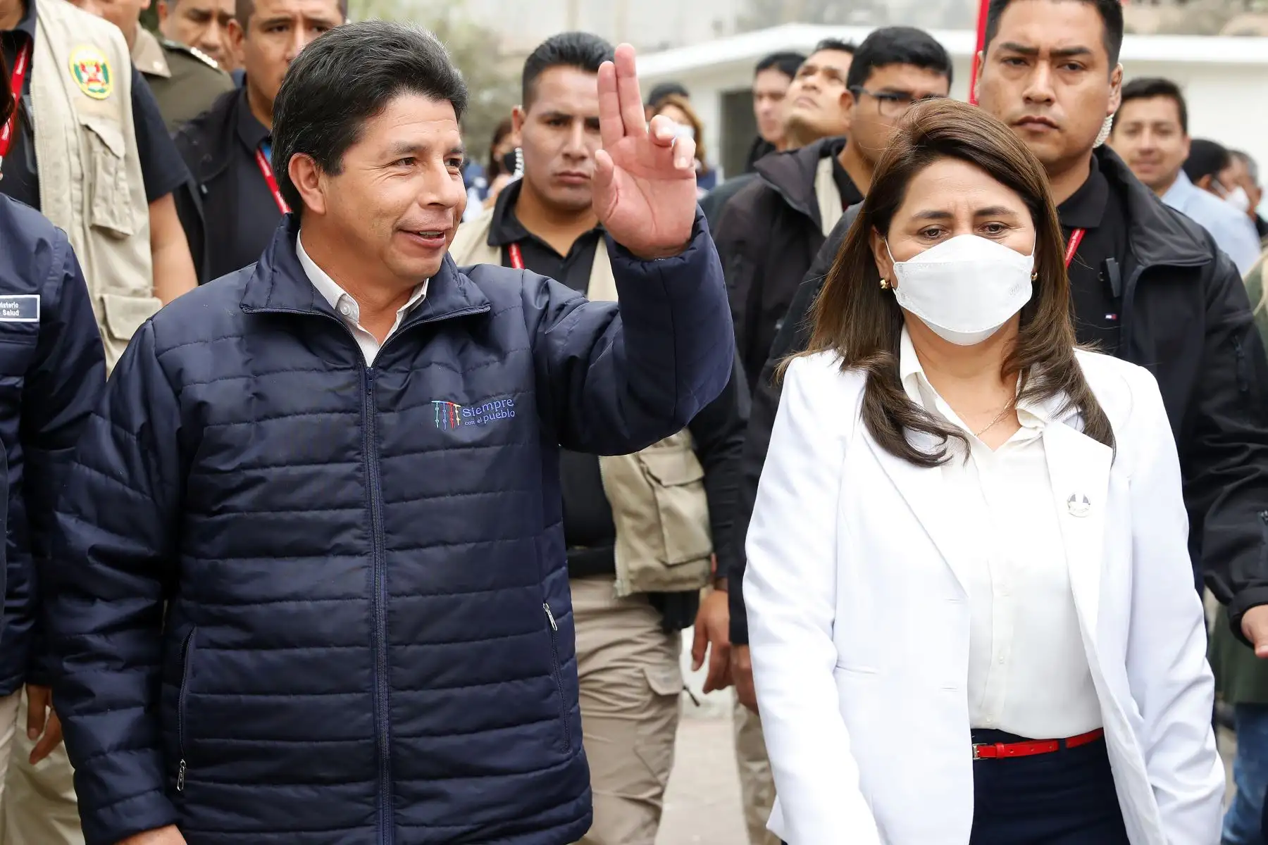 El presidente de la República, Pedro Castillo, participa  en la inauguración de la ampliación del centro materno infantil "Tambo Viejo", en el distrito de Cieneguilla. Foto: ANDINA/ Prensa Presidencia