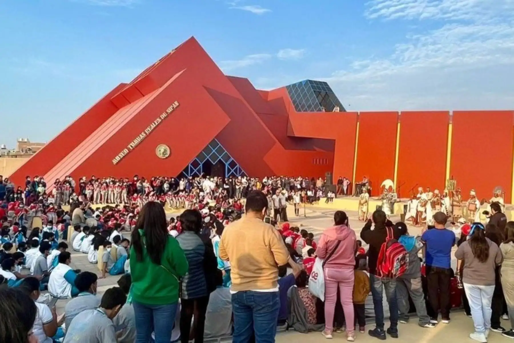 Gran afluencia de público registró el Museo Tumbas Reales de  Sipán. Foto: ANDINA/Difusión