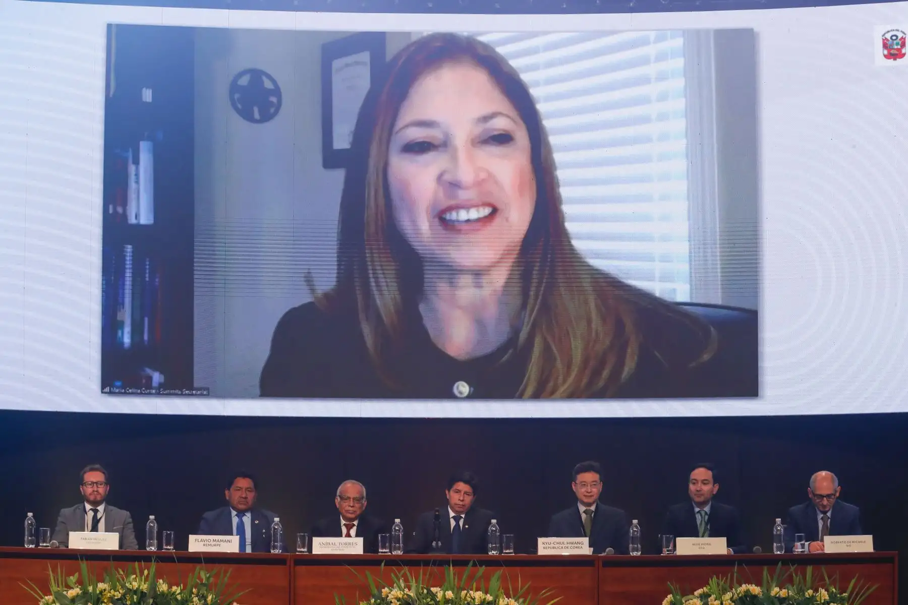Presidente Pedro Castillo participa en la ceremonia de inauguración de la VII Cumbre Ministerial de Gobierno y Transformación Digital de las Américas. Foto: ANDINA/Prensa Presidencia