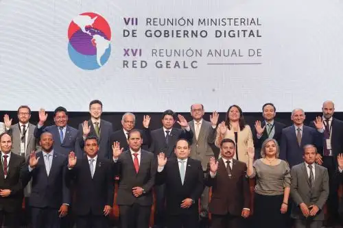 Presidente Pedro Castillo participa en la ceremonia de inauguración de la VII Cumbre Ministerial de Gobierno y Transformación Digital de las Américas. Foto: ANDINA/Prensa Presidencia