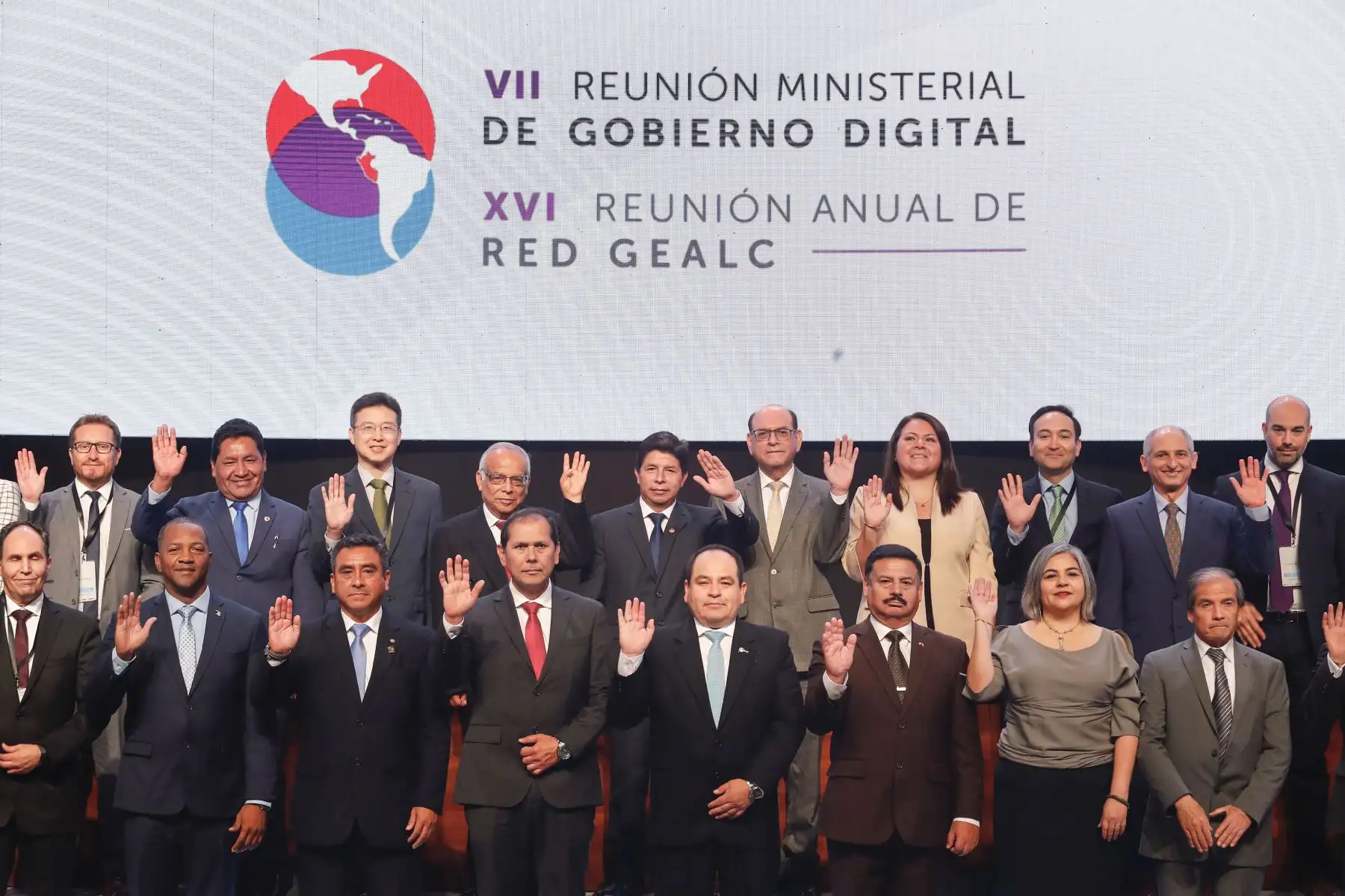 Presidente Pedro Castillo participa en la ceremonia de inauguración de la VII Cumbre Ministerial de Gobierno y Transformación Digital de las Américas. Foto: ANDINA/Prensa Presidencia