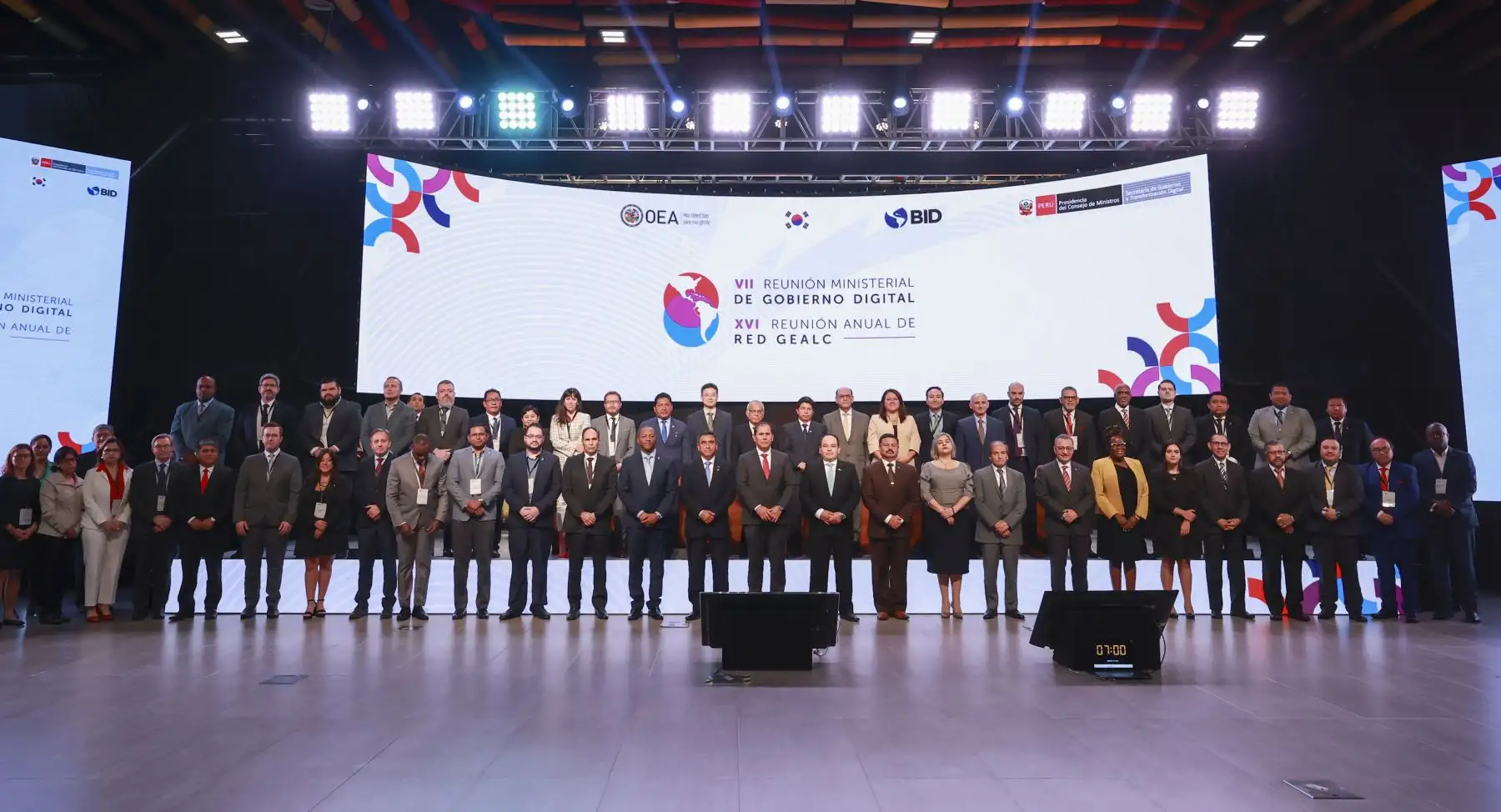 Presidente Pedro Castillo participa en la ceremonia de inauguración de la VII Cumbre Ministerial de Gobierno y Transformación Digital de las Américas. Foto: ANDINA/Prensa Presidencia