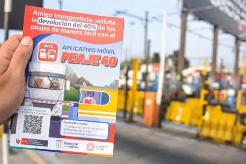 MTC amplía plazo hasta el 10 de diciembre para solicitar la devolución del 40% del pago de peaje correspondiente a setiembre y octubre