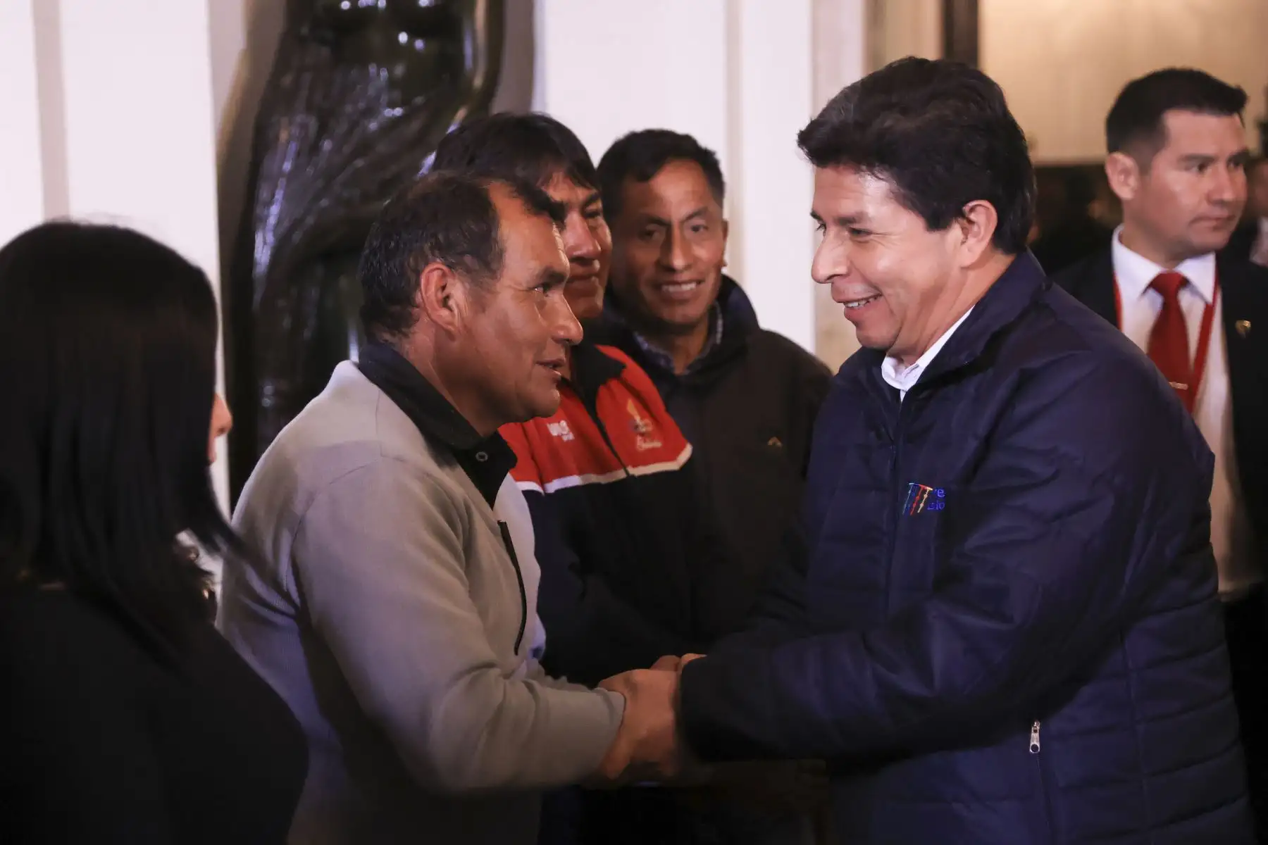 Presidente Pedro Castillo sostuvo reunión con alcaldes electos de la región Pasco. Foto: ANDINA/Prensa Presidencia