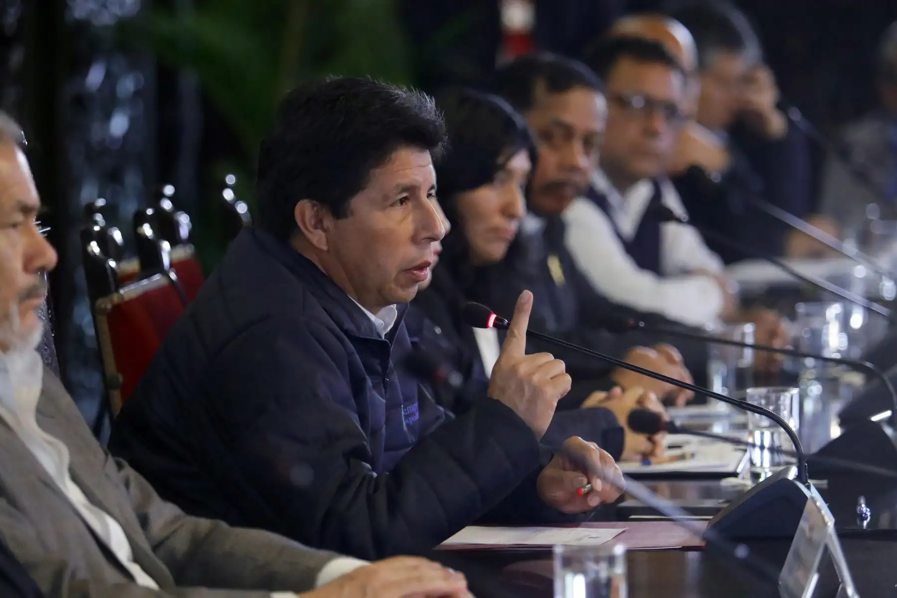 Presidente Pedro Castillo sostuvo reunión con dirigentes del distrito de San Juan de Lurigancho. Foto: ANDINA/Prensa Presidencia