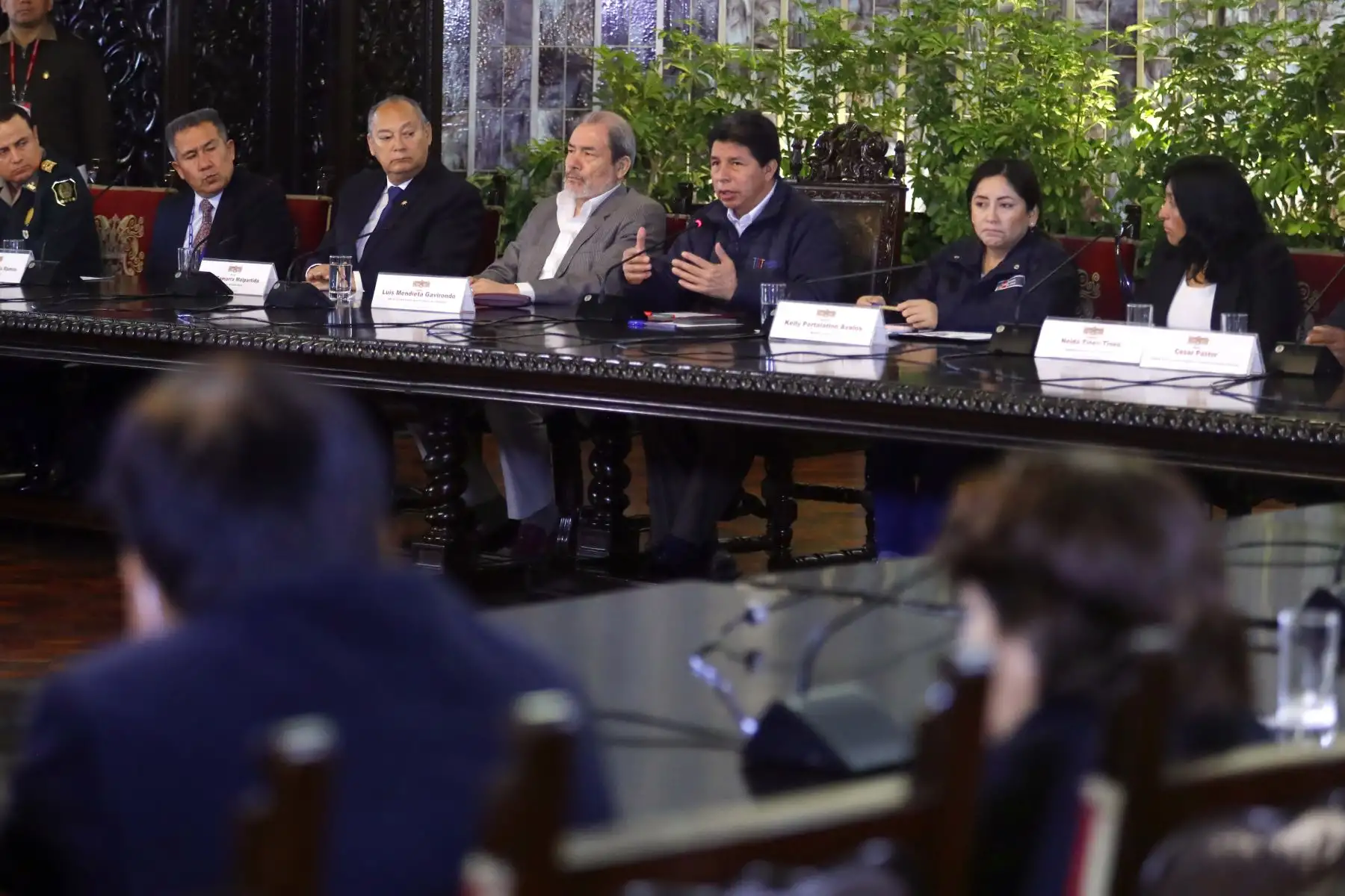Presidente Pedro Castillo sostuvo reunión con dirigentes del distrito de San Juan de Lurigancho. Foto: ANDINA/Prensa Presidencia