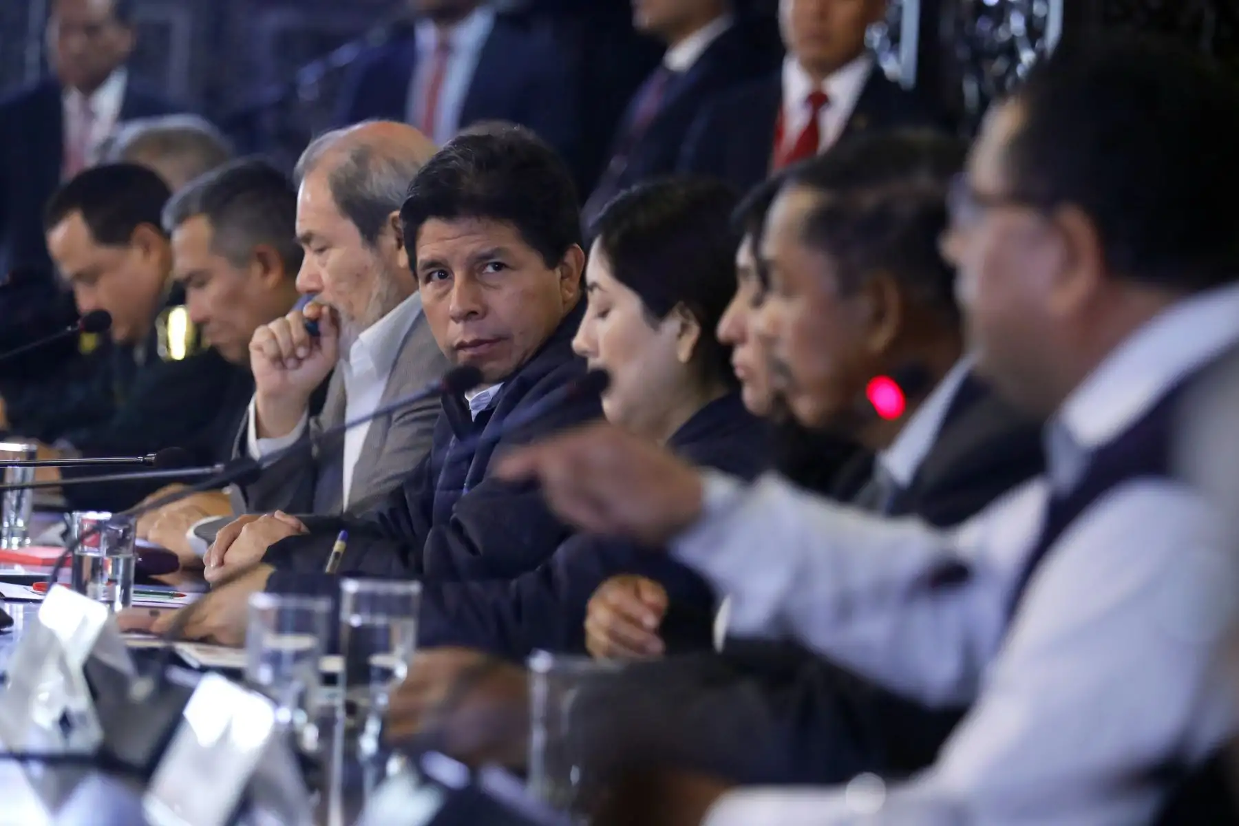 Presidente Pedro Castillo sostuvo reunión con dirigentes del distrito de San Juan de Lurigancho. Foto: ANDINA/Prensa Presidencia