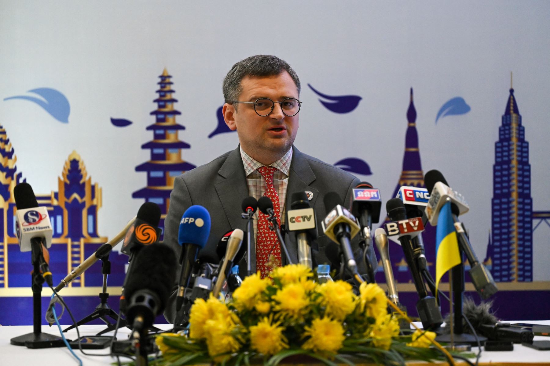 Ministro de Relaciones Exteriores de Ucrania, Dmitro Kuleba. Foto: AFP