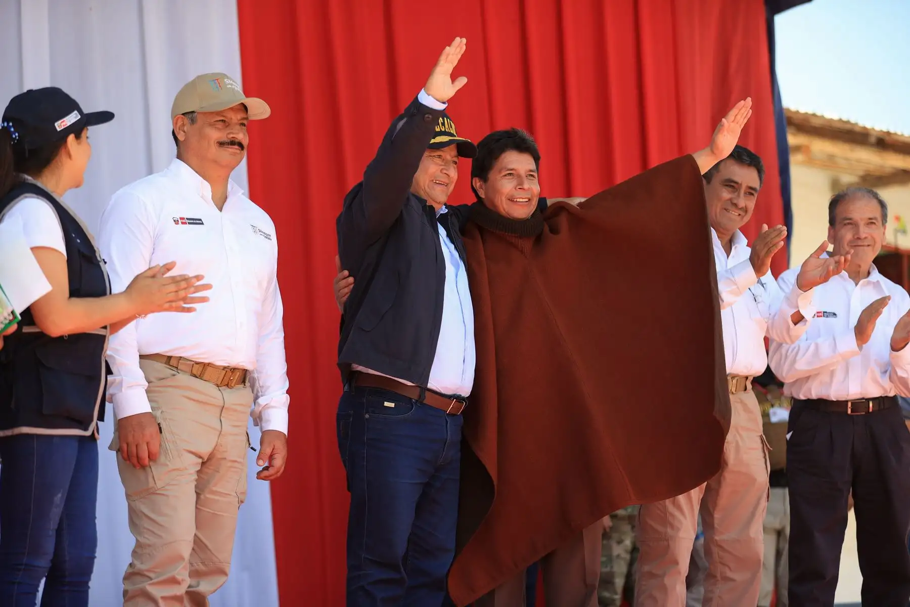 Presidente Pedro Castillo participó en ceremonia por el XVI aniversario de la lucha medioambiental del centro poblado de Huangamarca.

Foto:ANDINA/Presidencia