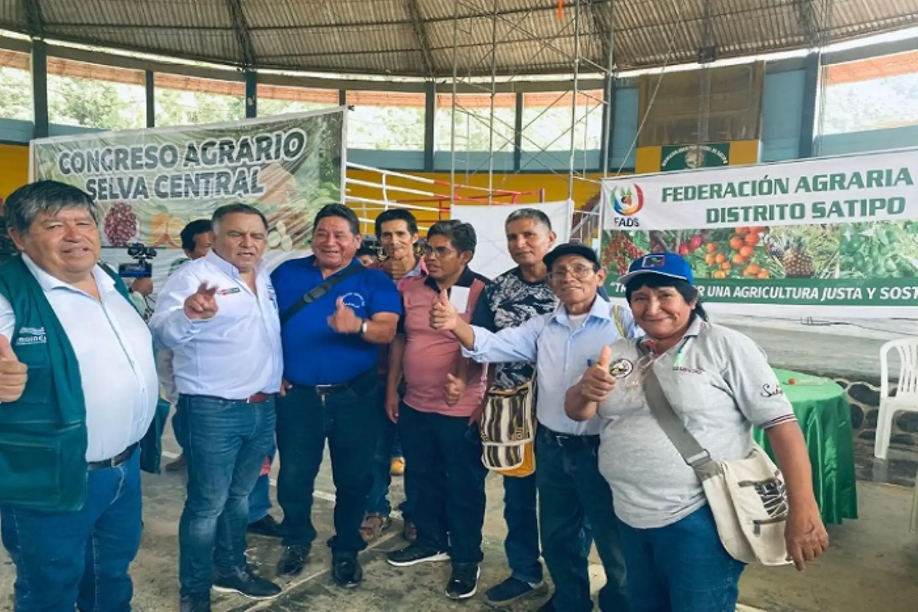 El viceministro de Desarrollo de Agricultura Familiar e Infraestructura Agraria y Riego del MIDAGRI, Pedro Injante Silva, participó del Congreso Agrario de la Selva Central