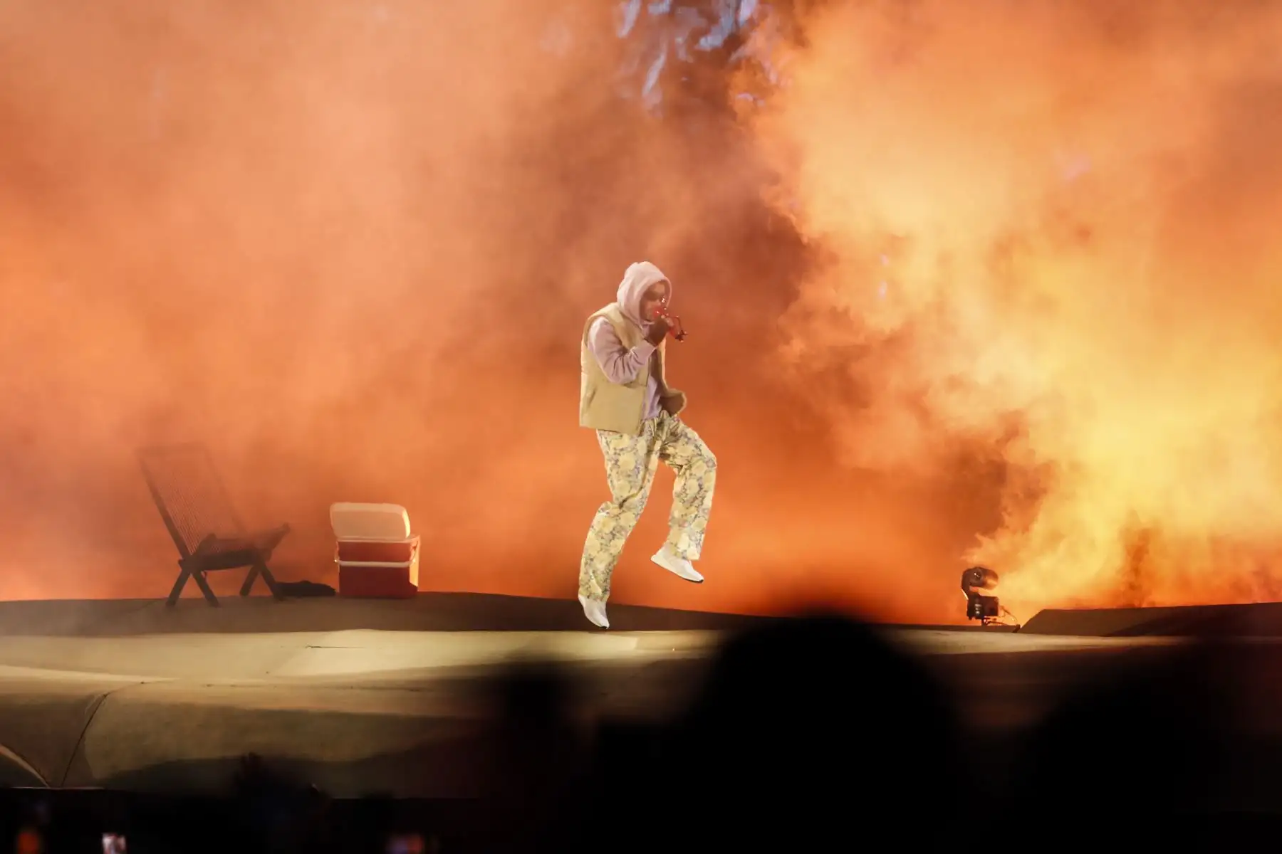 El cantante puertorriqueño, Bad Bunny, se presenta esta noche en el Estadio Nacional como parte de su gira ‘World Hottest Tour’. El concierto se desarrolla con más de 50 mil asistentes. Foto: ANDINA/Renato Pajuelo