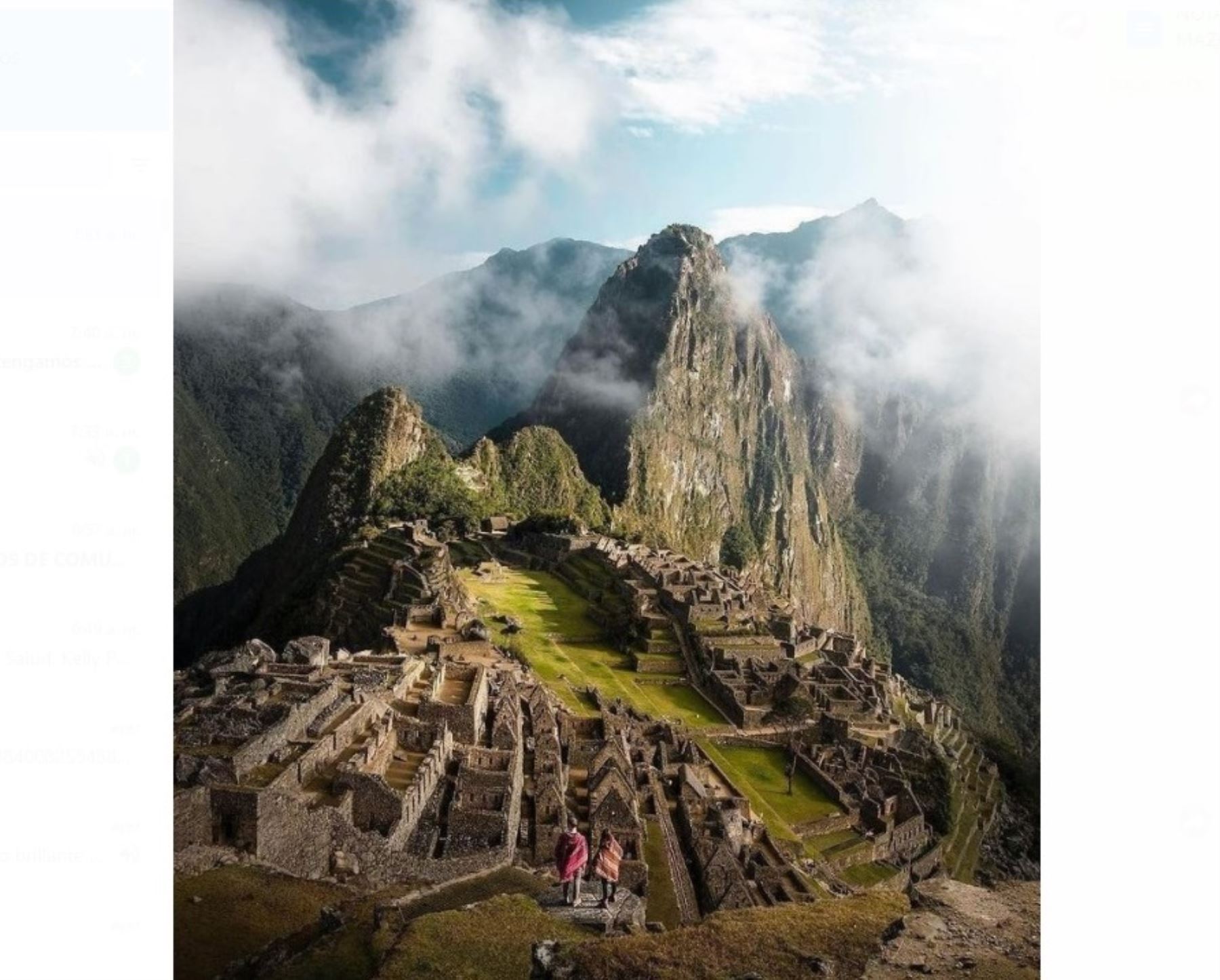 Machu Picchu, el principal ícono turístico del Perú, no recibirá visitantes desde mañana sábado. Foto: ANDINA/Difusión