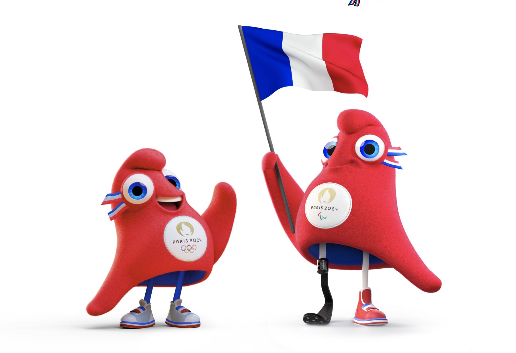 Phryge es un gorro frigio, el símbolo de la república francesa, que será la mascota de los Juegos Olímpicos París 2024