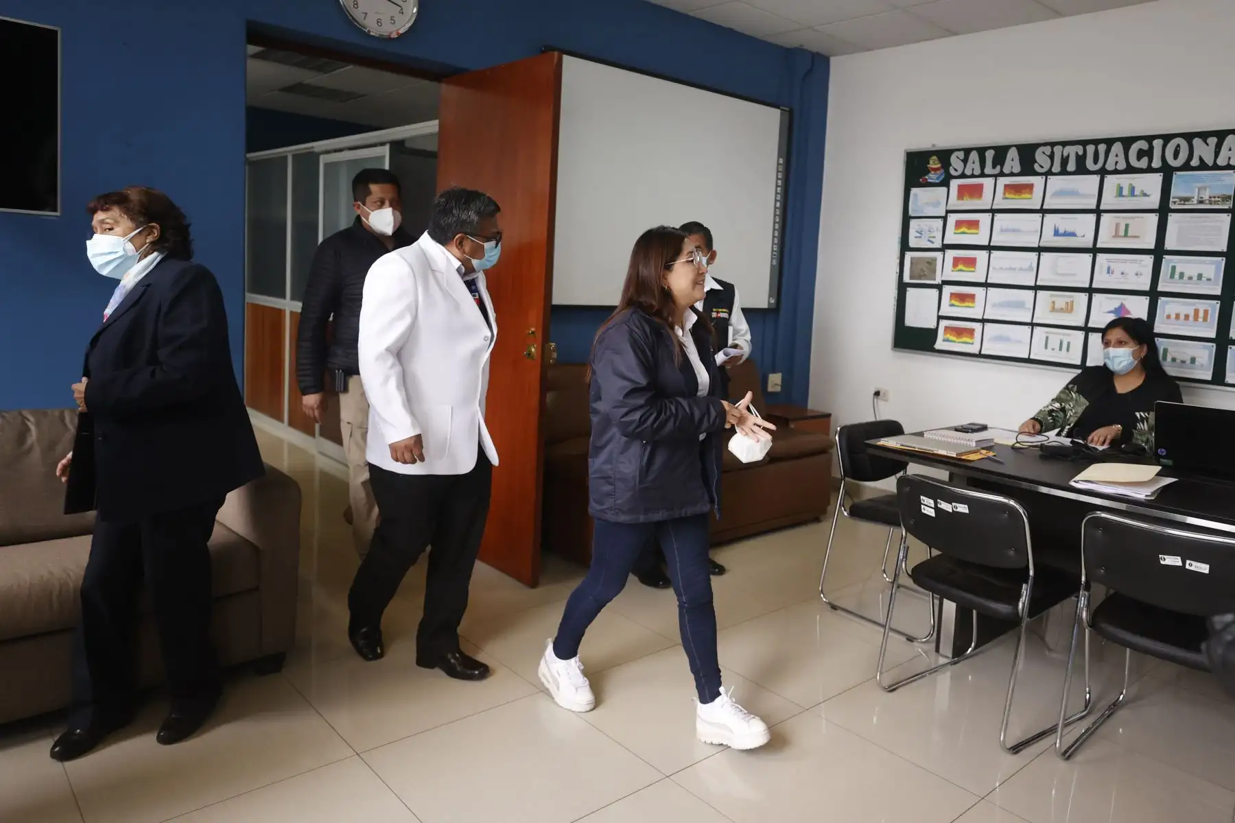 La ministra de Salud, Kelly Portalatino realiza una visita inopinada al hospital Hipólito Unanue. Foto: ANDINA/Vidal Tarqui
