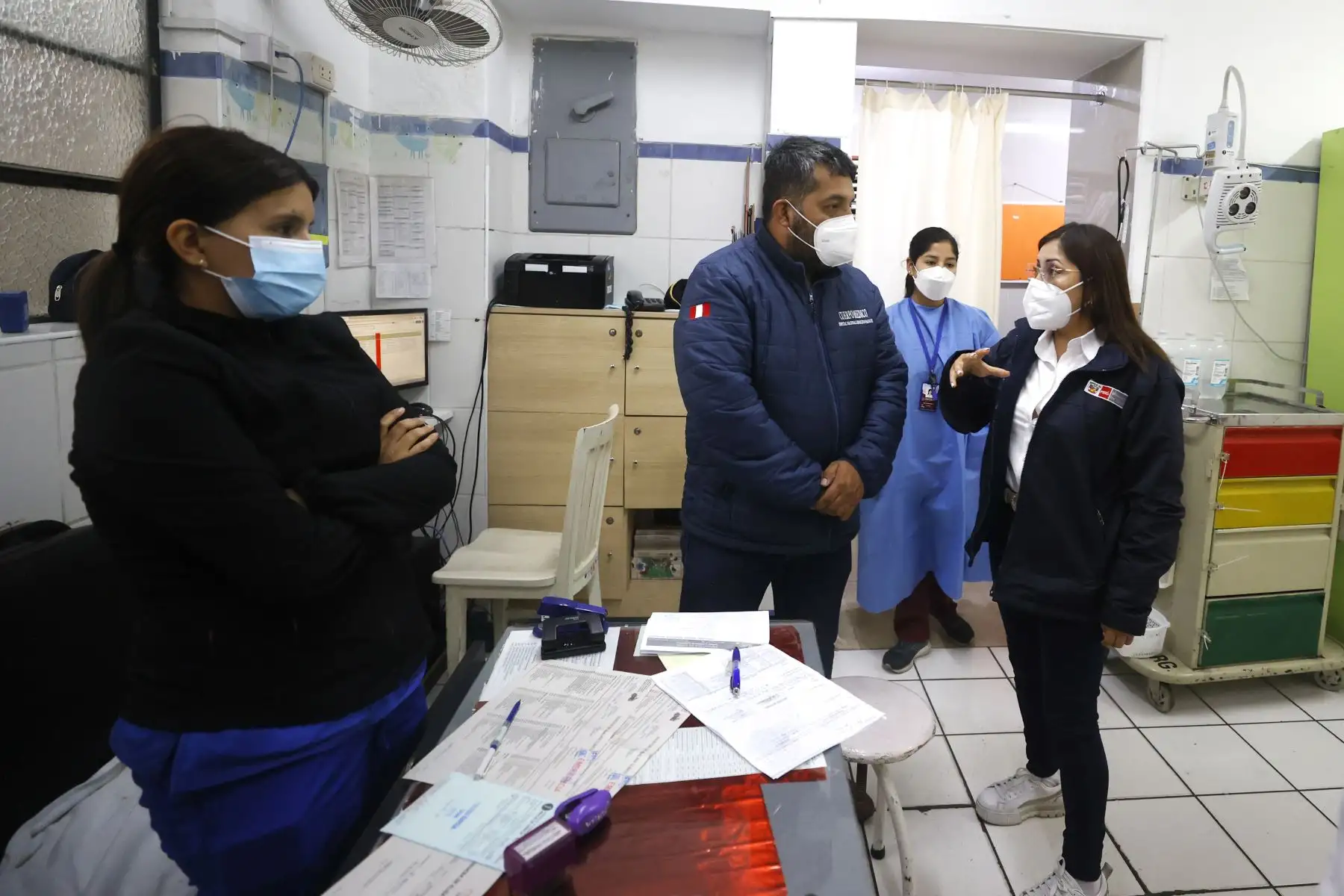 La ministra de Salud, Kelly Portalatino realiza una visita inopinada al hospital Hipólito Unanue. Foto: ANDINA/Vidal Tarqui