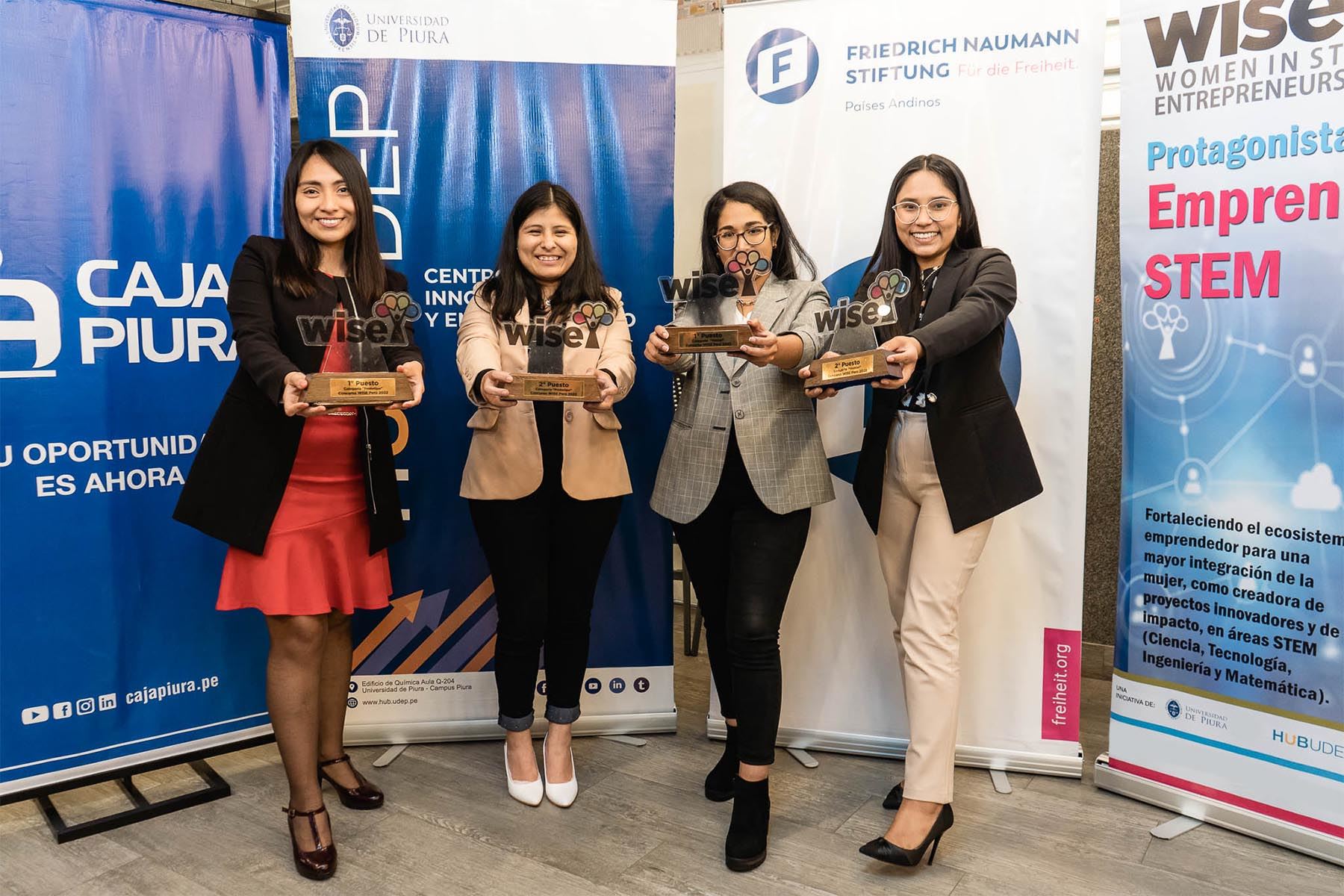 El concurso tuvo como objetivo fomentar la competitividad y visibilidad de los emprendimientos STEM (Ciencia, Tecnología, Ingeniería y Matemáticas, por sus siglas en inglés), liderados por peruanas.